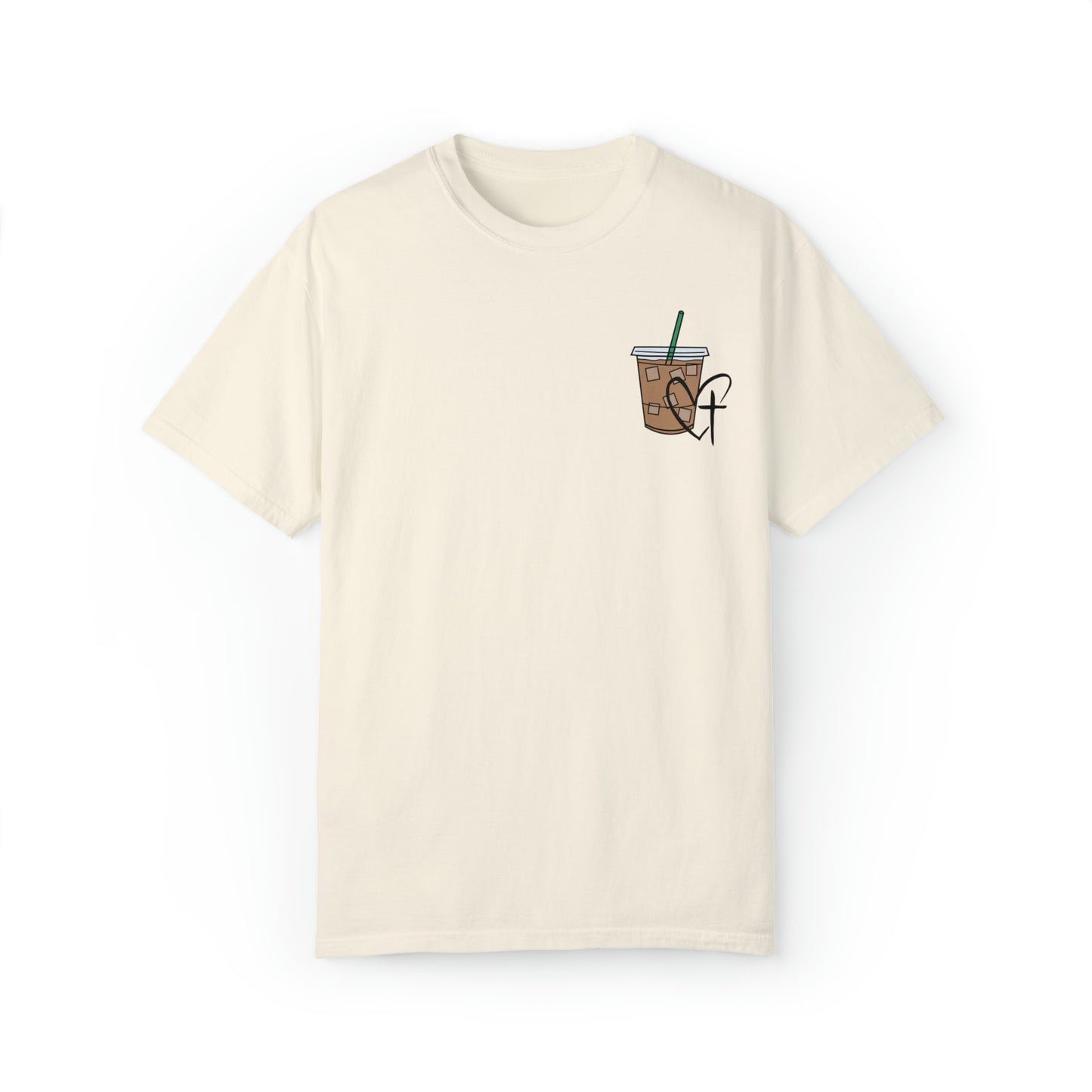 Running On Iced Coffee & Prayer Tee - Ivory