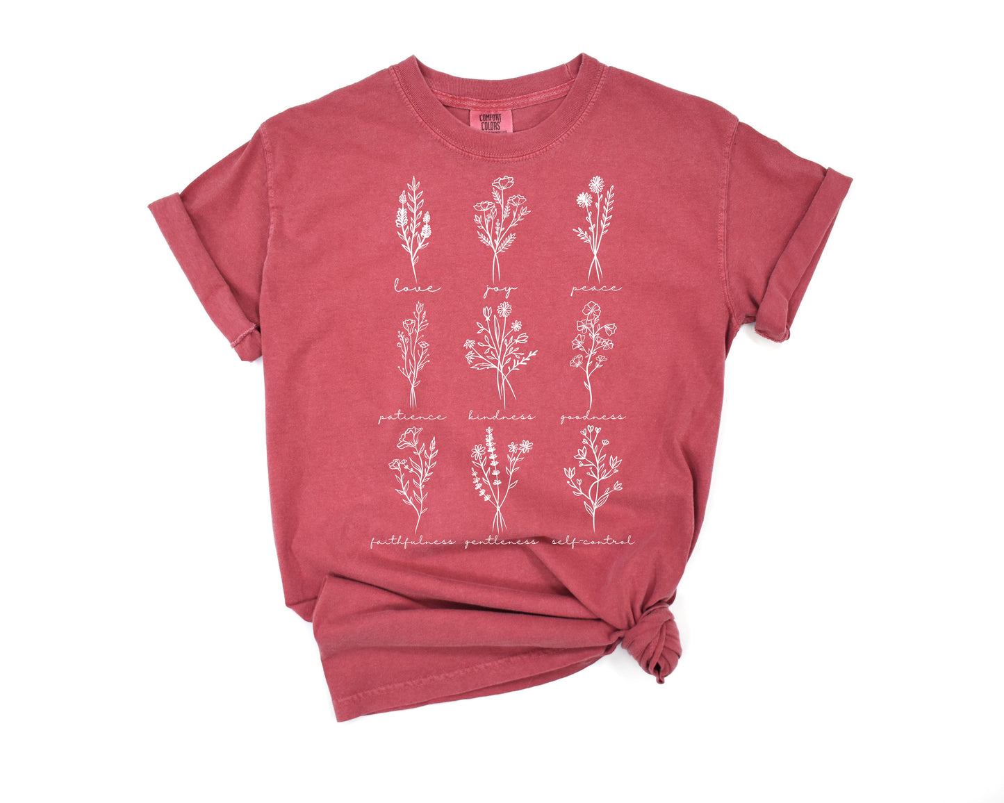 Fruits of the Spirit Tee - Crimson