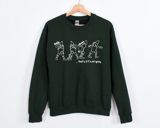 Christmas - Grinch Sweatshirt - Forest Green