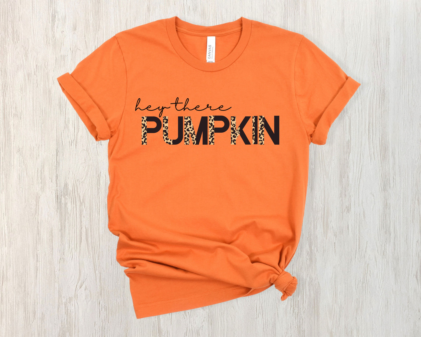 Hey There Pumpkin Tee - Burnt Orange