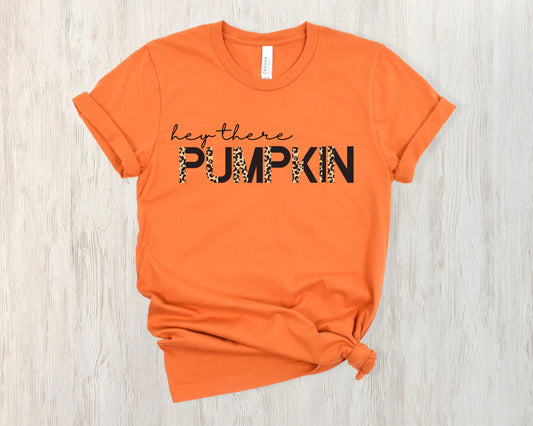 Hey There Pumpkin Tee - Burnt Orange