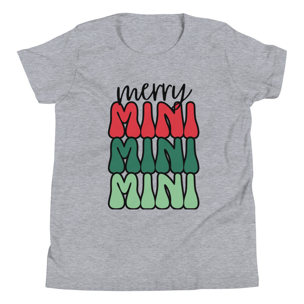 Christmas - Merry Mini Tee - Athletic Heather