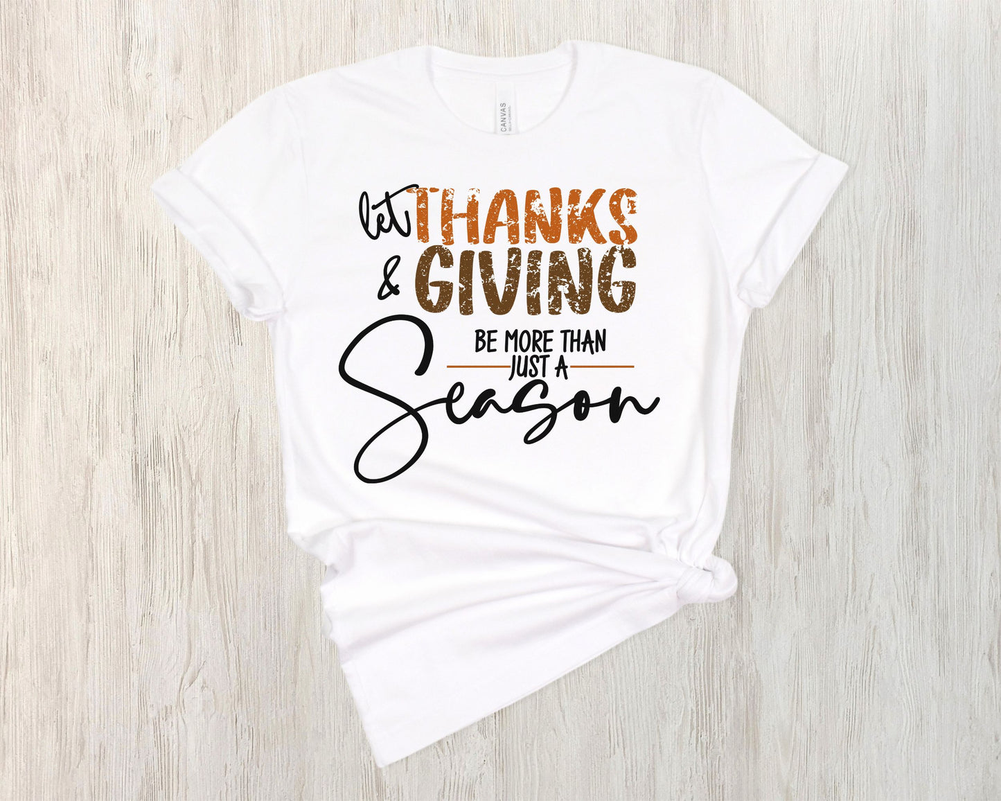 Thanks & Giving Tee - White