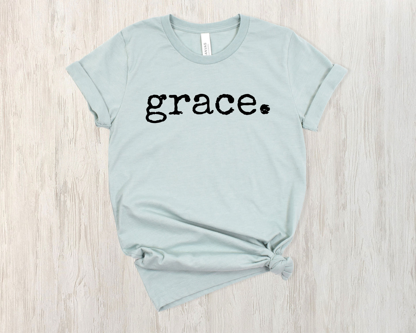 Grace Tee - Dusty Blue