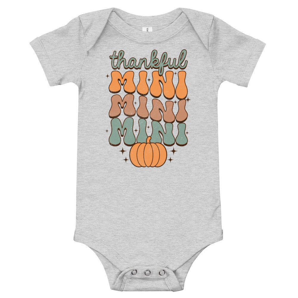 Thankful Mini Tee - Athletic Heather