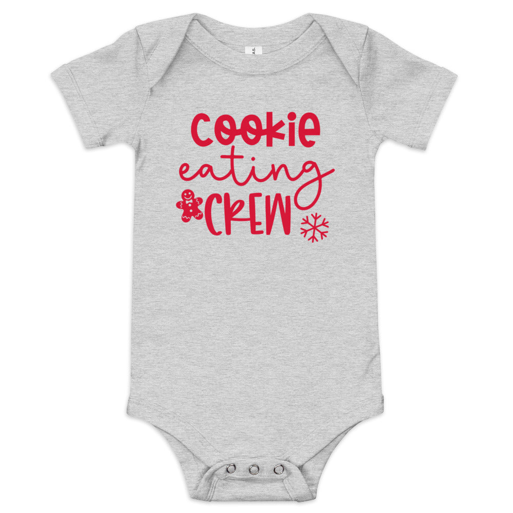 Christmas - Cookie Eating Crew Kids Tee - Athletic Heather