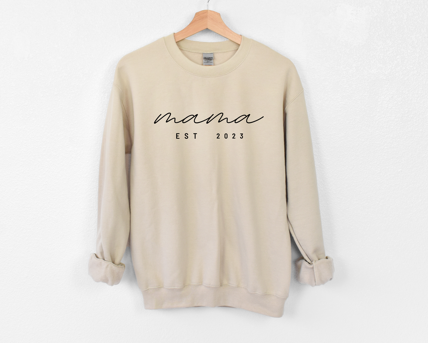 Mama Est 2023 Sweatshirt - Sand