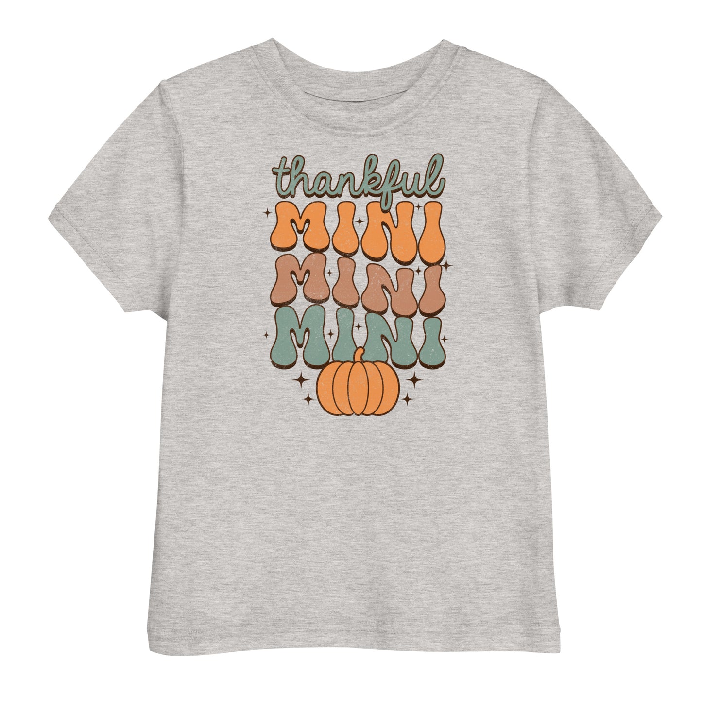 Thankful Mini Tee - Athletic Heather