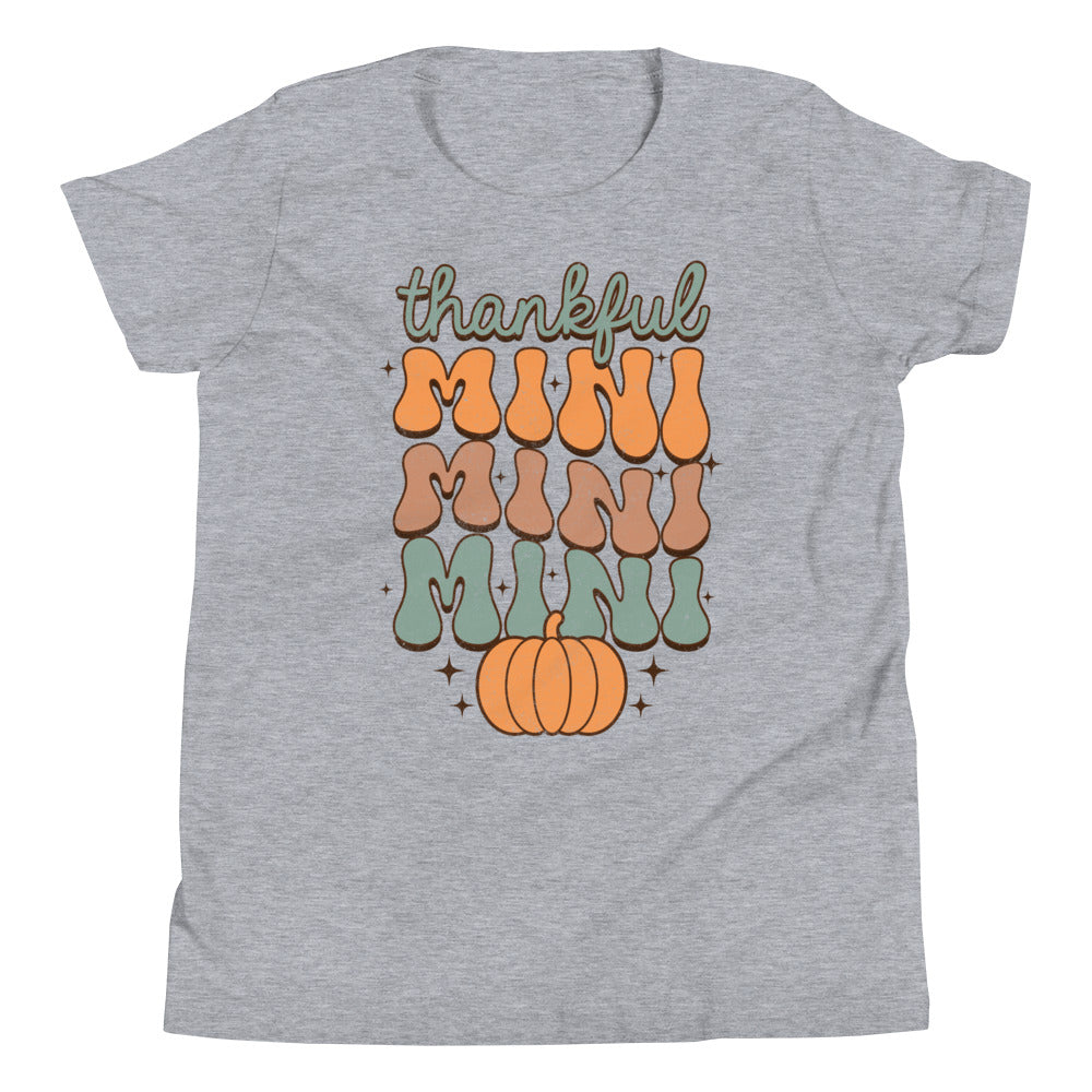 Thankful Mini Tee - Athletic Heather