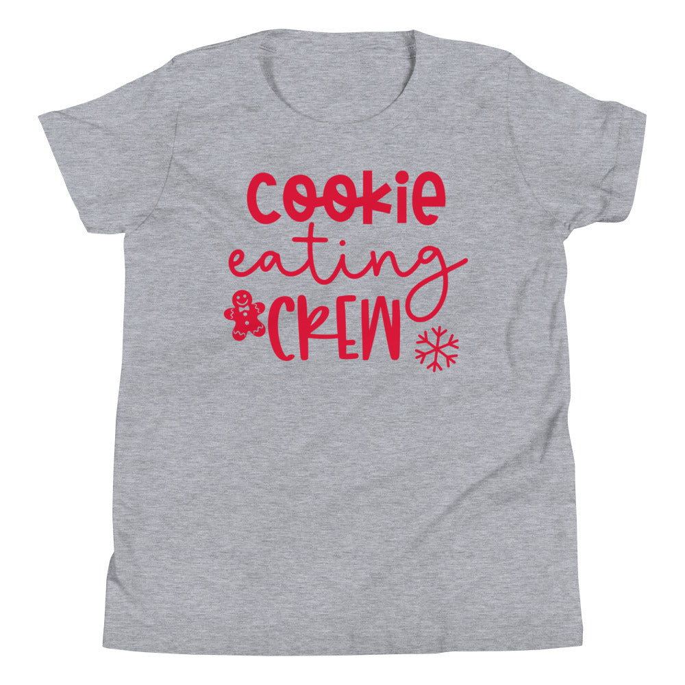 Christmas - Cookie Eating Crew Kids Tee - Athletic Heather